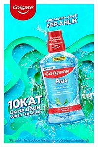 Plax Nane Ferahlığı Alkolsüz Ağız Bakım Suyu 500 ml Plax Taze Nane 250 ml X 2 Adet ürün fotoğrafı
