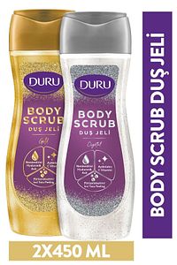 Body Scrub Crystal & Gold Duş Jeli 2x450 Ml İkili Set ürün fotoğrafı
