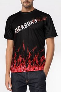 Dijital Baskılı Kick Boks Fitness Boks Muay Thai Antrenman Tişörtü Spor T-shirt Kbt083 ürün fotoğrafı