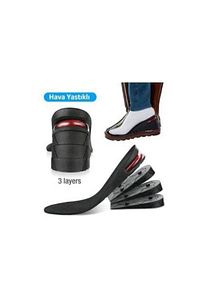 Hava Yastıklı Tam Boy Uzatıcı Tabanlık Gizli Topuk 7 Cm Ortopedik ürün fotoğrafı