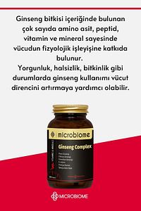 Ginseng Complex Kore, Sibirya, Amerikan Ginsengi, L-arjinin Ve Ginkgo Biloba Kompleks 30 Kapsül ürün fotoğrafı