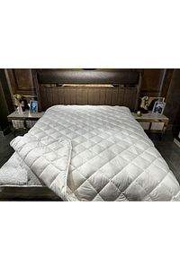 Çift Kişilik Antialerjik Lüx Microfiber Yorgan + 2 Adet 800 Gr Boncuk Slikon Yastık Seti ürün fotoğrafı