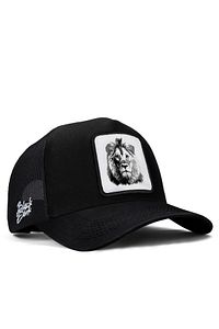 V1 Trucker Aslan - 4bs Kod Logolu Unisex Siyah Şapka (CAP) ürün fotoğrafı