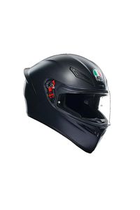 K1 S Mono Matt Black Kapalı Motosiklet Kaskı ürün fotoğrafı