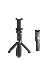 Tripod Bluetooth Kumandalı Kablosuz Selfie Çubuğu ürün fotoğrafı