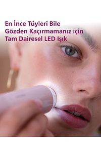 BRR454/00 Yüz Tüy Alma Makinesi,Ayna Ve Tam Çember Led Işıklı,Yıkanabilir Çıkan Başlık ürün fotoğrafı