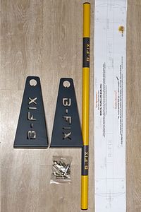 Barfiks Aleti - Barfiks Demiri - Barfix Çubuğu (gri / Sarı) ürün fotoğrafı