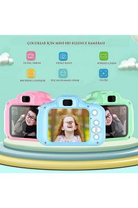 Mini 1080p Hd Kamera Çocuklar Için Dijital Fotoğraf Makinesi 2.0 Inç Ekran 720-1080p Karışık Renk ürün fotoğrafı