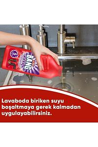 Turbo Hijyenik Gider, Lavabo Açıcı Jel 500 ml ürün fotoğrafı