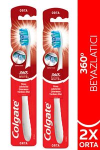 360 Visible White Beyazlatıcı Orta Diş Fırçası X2 Adet ürün fotoğrafı