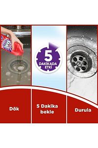 Turbo Hijyenik Gider, Lavabo Açıcı Jel 500 ml ürün fotoğrafı