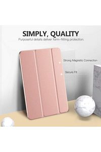 Apple Ipad 8. Ve 9. Nesil 2020 /2021 10.2 Inç Tablet Flip Smart Standlı Akıllı Kılıf Smart Cover ürün fotoğrafı