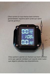 Motosiklet Lastik Basınç Isı Kontrol Göstergesi ürün fotoğrafı