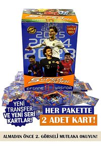 2023 Süper Final Orjinal 400 Adet Güncel Futbol Oyuncu Kartları - Efsane 10 Yaşında! ürün fotoğrafı