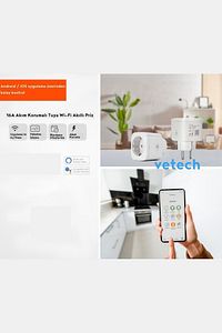Akım Korumalı Priz Wi-fi Tuya Destekli Akıllı Priz ürün fotoğrafı