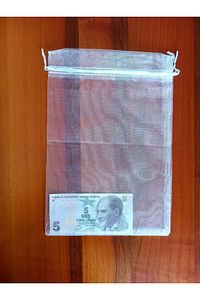 Organze Şeffaf Tül Kese , 10 Adet (20X30 CM) Yazma,dügün Havlu,yasin,bohça,üzüm Torbası Kesesi ürün fotoğrafı