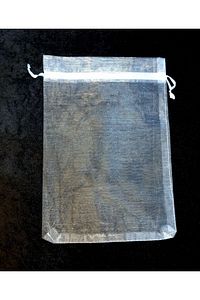 Organze Şeffaf Tül Kese , 10 Adet (20X30 CM) Yazma,dügün Havlu,yasin,bohça,üzüm Torbası Kesesi ürün fotoğrafı