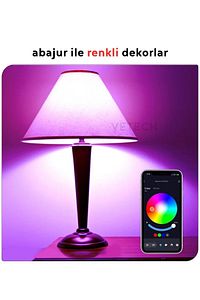 Akıllı Ampul Wi-Fi TUYA Destekli RGB Led Lamba ürün fotoğrafı