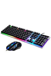 Led Işıklı Gaming Oyuncu Klavye & Mouse Seti ürün fotoğrafı