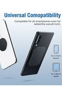 2adet Telefon Araç Içi Tutucu Stant Metal Plaka Magnetic Mıknatıslı Tutucular Için Metal Saç Seti 3m ürün fotoğrafı