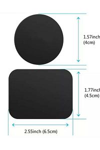2adet Telefon Araç Içi Tutucu Stant Metal Plaka Magnetic Mıknatıslı Tutucular Için Metal Saç Seti 3m ürün fotoğrafı