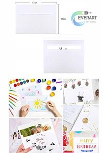 Mektup Zarfı,davetiye Zarfı Beyaz 11,4x16,2cm Buklet 500 Adet ürün fotoğrafı