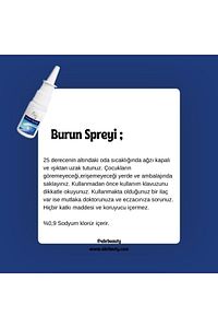 Burun Spreyi Serum Fizyolojik 20 Ml ürün fotoğrafı