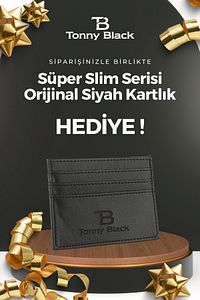 Orijinal Kutulu Süper Slim Kartlık Hediyeli Otomatik Mekanizmalı Çok Gözlü Akıllı Kredi Kartlık ürün fotoğrafı