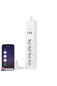 Akıllı Wi-fi Destekli 4\'lü Akım Korumalı Priz ürün fotoğrafı
