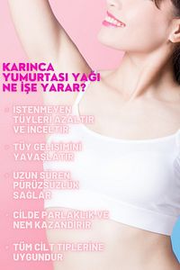 Tüy Azaltıcı Ve Tüy Dökücü Karınca Yumurtası Yağı Tüy Inceltici 3 Adet ürün fotoğrafı