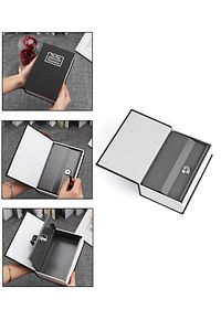 Kitap Görünümlü Anahtarlı Çelik Mini Kasa Ev İçin Altın Takı Kutusu Kasa Kumbara Kilitli Sandık ürün fotoğrafı