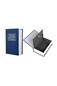 Kitap Görünümlü Anahtarlı Çelik Mini Kasa Ev İçin Altın Takı Kutusu Kasa Kumbara Kilitli Sandık ürün fotoğrafı