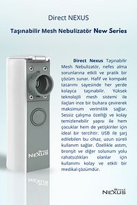Nexus Taşınabilir Mesh Nebulizatör New Series ürün fotoğrafı