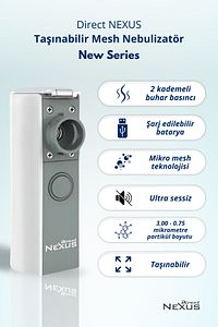 Nexus Taşınabilir Mesh Nebulizatör New Series ürün fotoğrafı