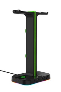 Rgb Usb Çoklayıcı Oyuncu Kulaklık Standı ürün fotoğrafı