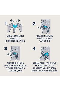 Professional Yüz Ağda Bandı Hassas Ciltler 40'lı (20X2) ürün fotoğrafı