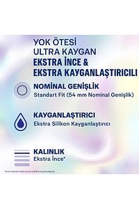 Yok Ötesi Ultra Kaygan İnce Prezervatif 30'lu, Süper Fırsat Paketi ürün fotoğrafı