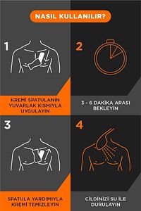 Erkeklere Özel Tüy Dökücü Krem 200 ml X 3 Adet ürün fotoğrafı