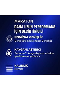 Maraton Standart Fit Geciktiricili Prezervatif 30 Lu ürün fotoğrafı