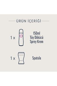 Professional Tüy Dökücü Krem Sprey Bacak & Vücut Bölgesi Hassas Ciltler 150ml x2 Adet ürün fotoğrafı