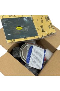 Polyester Çelik Macun 500 Gram Set+3 Adet Zımpara ürün fotoğrafı
