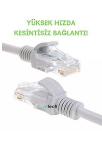 Cat6 15mt Lan Ethernet Kablosu Fabrikasyon Internet Kablo ürün fotoğrafı