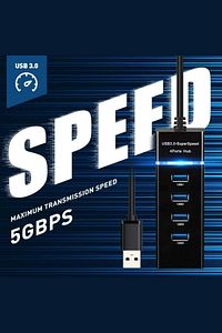 3.0 USB Çoğaltıcı 4 Port Yüksek Hızlı USB HUB Çoklayıcı Laptop / Notebook / PC Uyumlu ürün fotoğrafı
