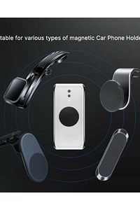2adet Telefon Araç Içi Tutucu Stant Metal Plaka Magnetic Mıknatıslı Tutucular Için Metal Saç Seti 3m ürün fotoğrafı
