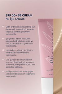 BB Krem Medium | 50 Spf Uva/Uvb Pa++++ Aydınlık ve Canlılık ürün fotoğrafı