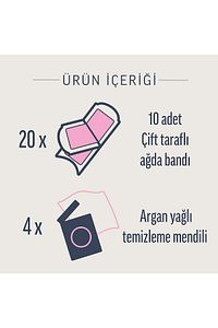 Professional Yüz Bölgesi Özel Sir Ağda Bandı Normal Ciltler için 40lı (20li x2 Adet), Avantaj Paketi ürün fotoğrafı