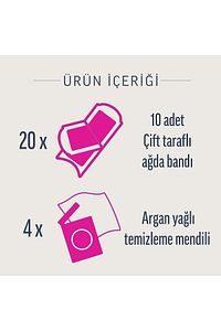 Pure Hipoalerjenik Yüz Bölgesi Özel Sir Ağda Bandı Hassas Ciltler için 20'li ürün fotoğrafı