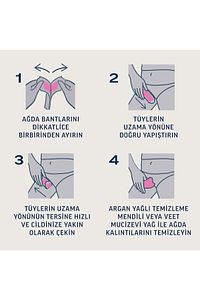 Pure Hipoalerjenik Sir Ağda Bandı Bikini & Koltuk Altı Bölgesi Hassas Ciltler 32'li (16'lı X 2 Adet) ürün fotoğrafı