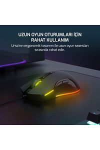 Ursa 10000DPI USB Oyuncu Mouse Siyah ürün fotoğrafı