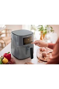 5000 Serisi Airfryer, Uzaktan Bağlantı, 0.8kg, 4.1L Kapasite, Gri, HD9255/60 841ZSERI ürün fotoğrafı